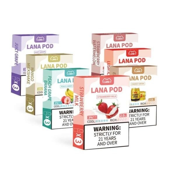 LANA煙彈 LANA電子煙發光煙彈 多款口味 適用一代電子煙主機